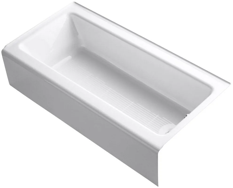 KOHLER 838-0 Bellwether 60 in. x 30 in. Soaker Alcove Bathtub with Right Drain