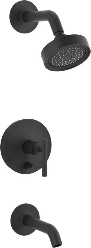 Kohler T14420-4-BL Purist One Handle Single Function Bathtub & Shower Faucet Power Trim Only