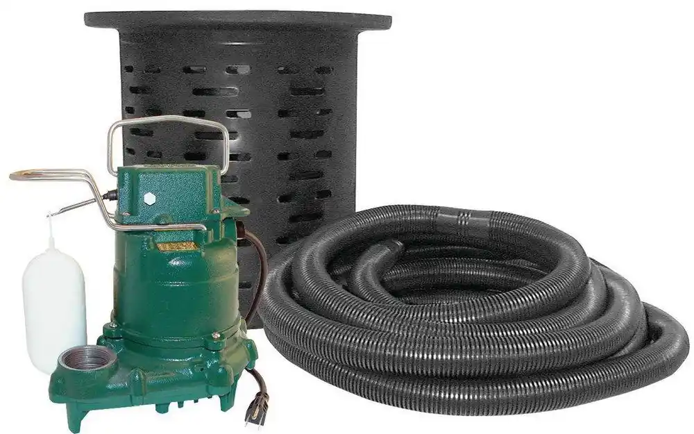 Zoeller 108-0001 3/10 HP 115V Cast Iron Crawl Space Sump Pump