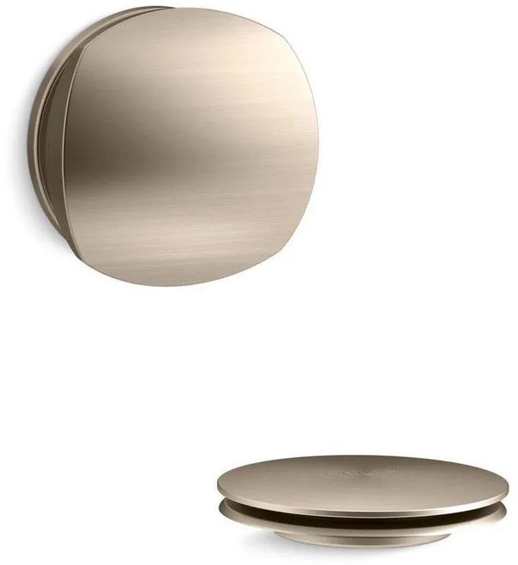 Kohler T37391-BV PureFlo 3-1/8 in. Metal Drain and Overflow Trim Kit