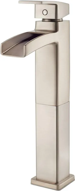 Pfister LG40-DF0K Kenzo Single Handle Vessel Filler Bathroom Sink Faucet in Brushed Nickel