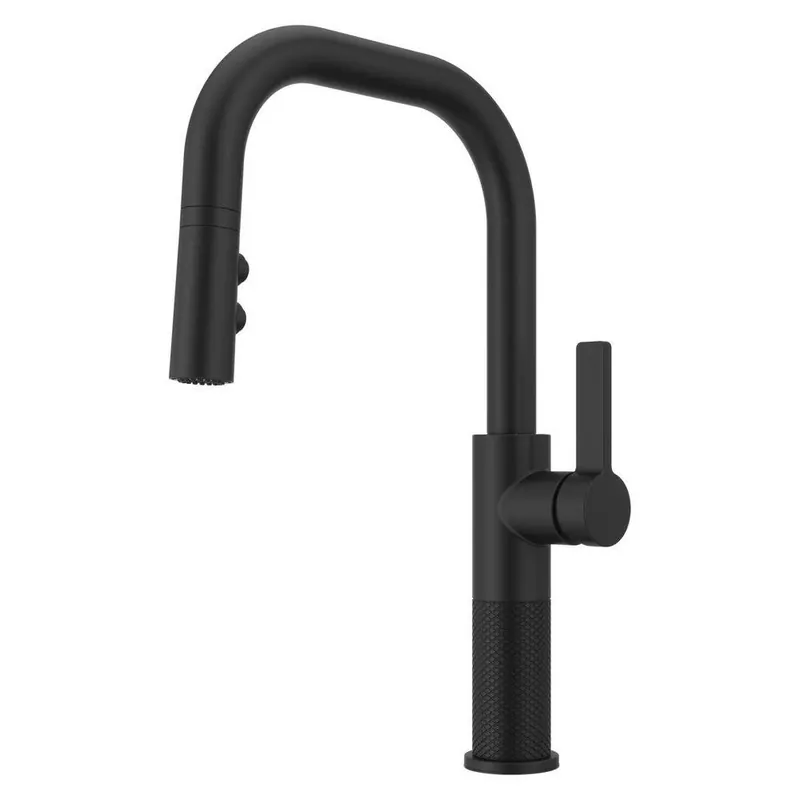 Pfister GT-529-MTB Lombardia Avanti Single Handle Pull Down Kitchen Faucet in Matte Black