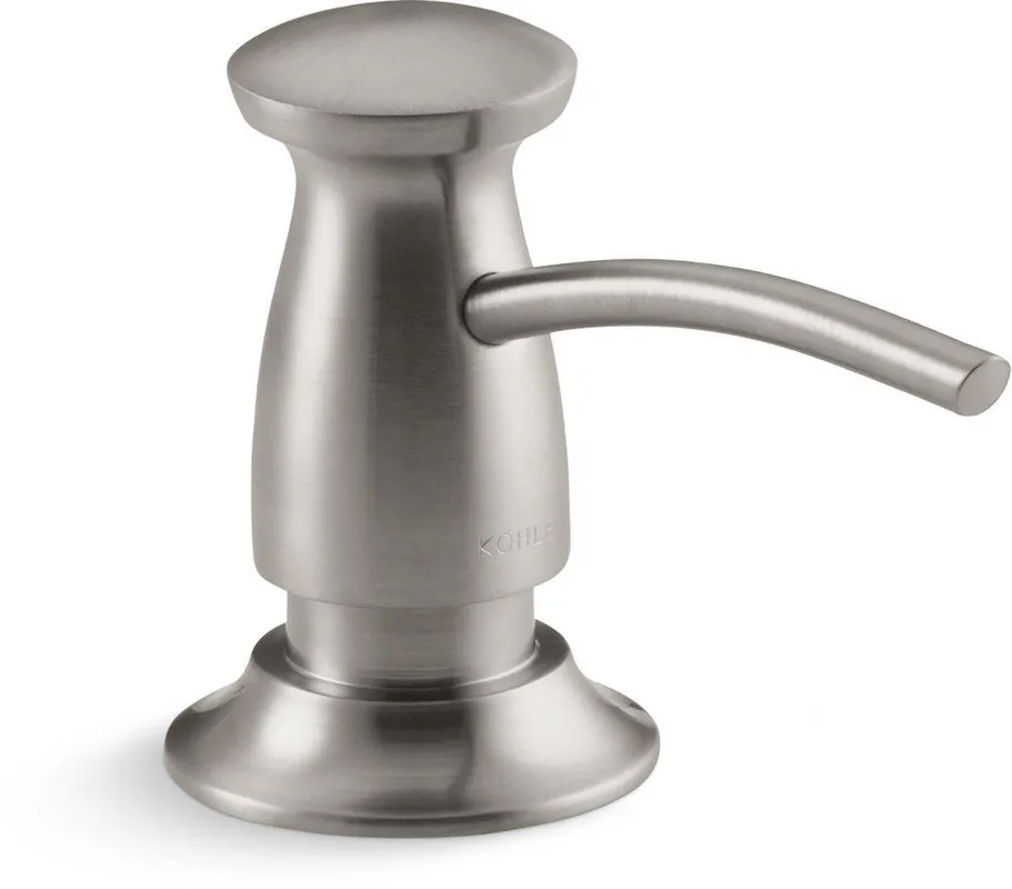 KOHLER 1893-C-VS 16 oz. 3-5/16 in. Soap & Lotion Dispenser in Vibrant Stainless