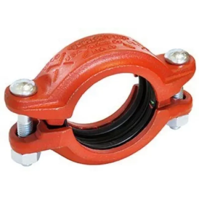 Gruvlok GVLF-74-250-EP-PNTD 2-1/2 SlideLok Coupling - Painted - GR x GR (EPDM (Green & Red))