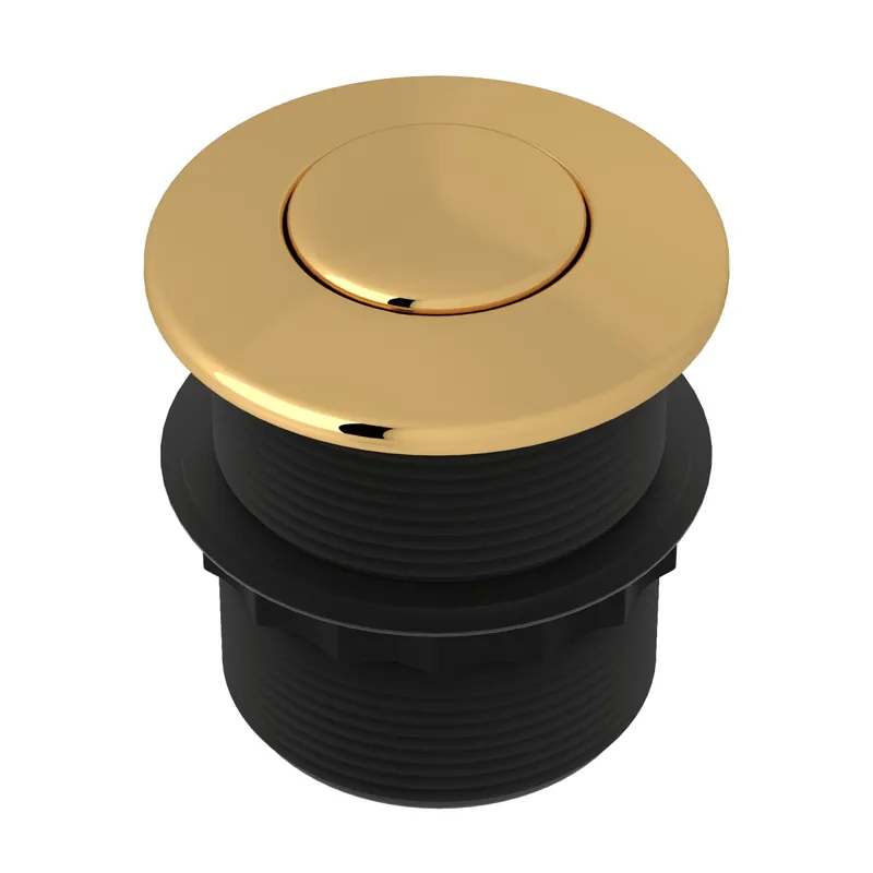 Rohl AS425EG Waste Disposal Air Switch Button in English Gold