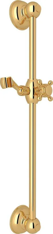 Rohl 1201IB 24 In. Shower Rail In Italian Brass