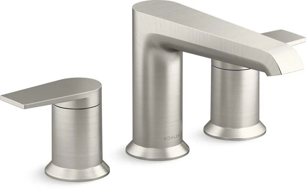Kohler T25740-4-BN Hint Two Handle Roman Tub Faucet in Vibrant Brushed Nickel (Trim Only)