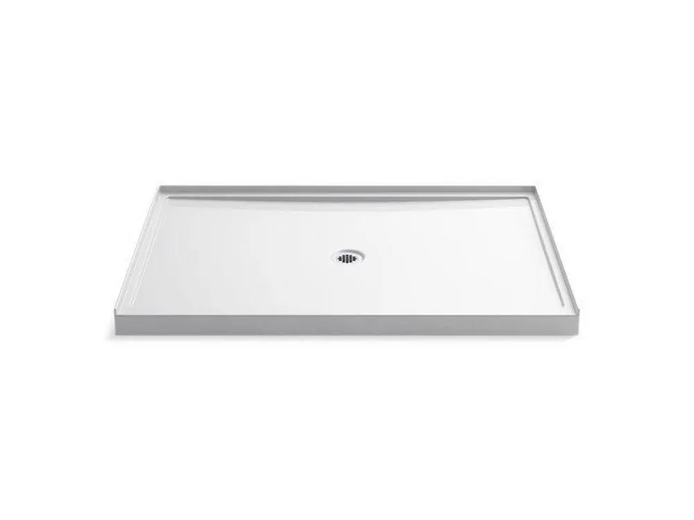 Kohler 8659-0 Rely 60 in x 42 in Shower Base with Center Drain