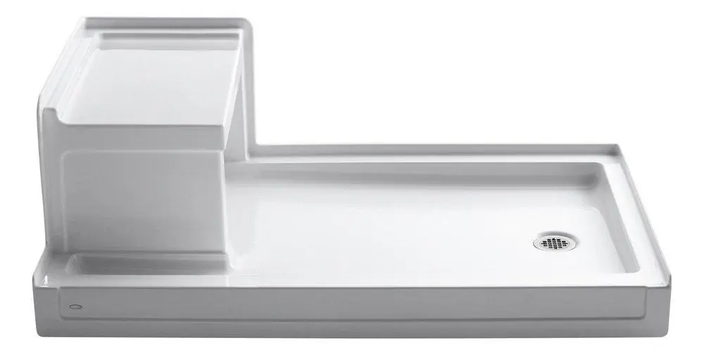 Kohler 1978-0 Tresham 60 in. x 36 in. Shower Base with Right Drain