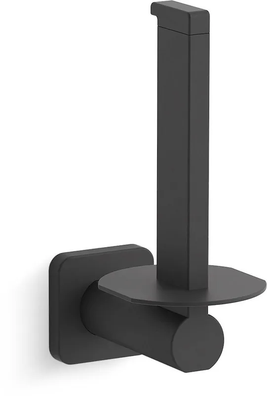 Kohler 23527-BL Parallel Wall Mount Toilet Tissue Holder in Matte Black
