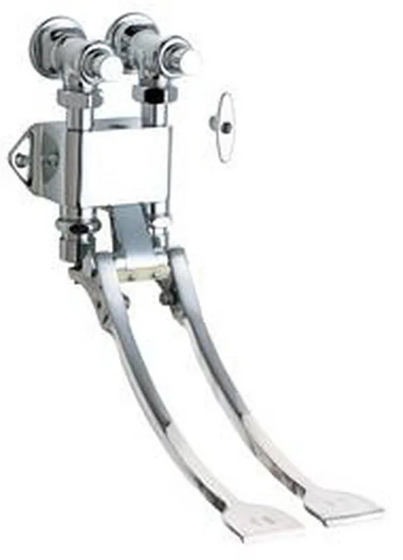Chicago Faucets 834-EPABCP Adapta-Faucet Pedal Box, 2-1/2 in with Extended Pedals in Chrome