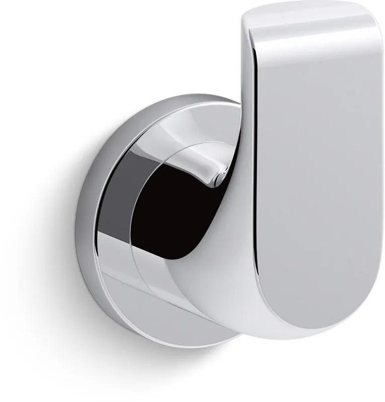 Kohler 97499-CP Avid 1-Hook Robe Hook in Polished Chrome