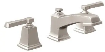Moen T6220SRN Boardwalk Two Handle Widespread Bathroom Faucet in Spot Resist Brushed Nickel