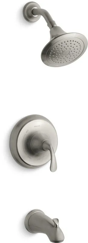 Kohler TS10275-4-BN Forte One Handle Single Function Bathtub & Shower Faucet