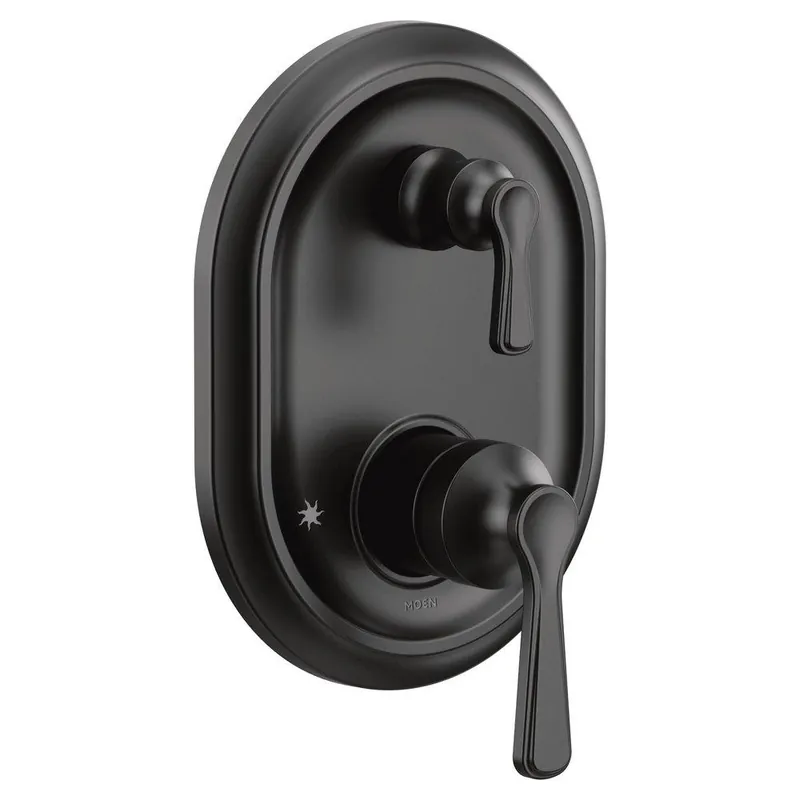 Moen UTS9211BL Iso Two Handle Diverter Valve Trim in Matte Black