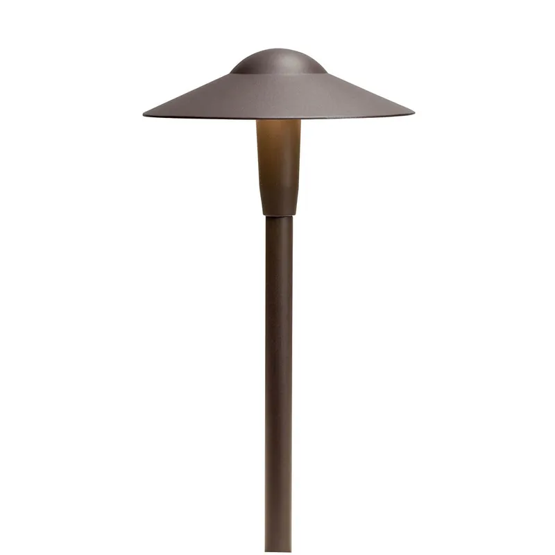 Kichler 15811AZT27R 2700K Warm-White LED Dome Path Light - Short Stem