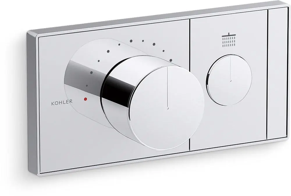 Kohler 26345-9-CP Anthem Two Handle Thermostatic Valve Trim in Polished Chrome
