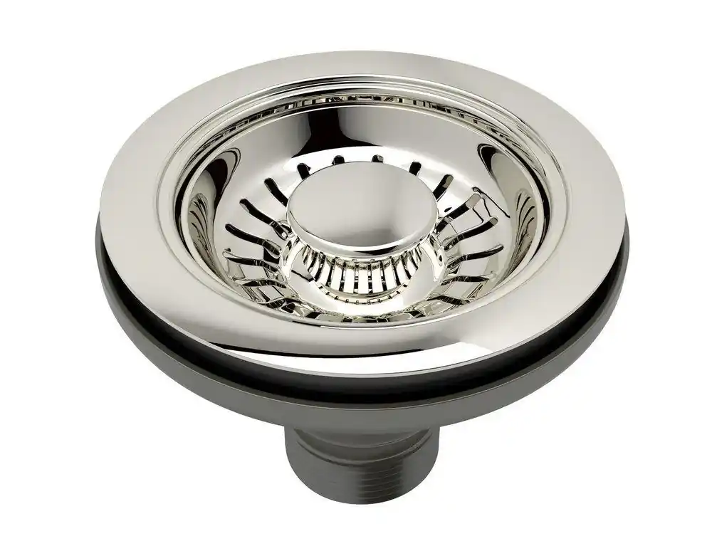 Rohl 738PN Luxury Basket Strainer in Polished Nickel (Less Pop-Up)