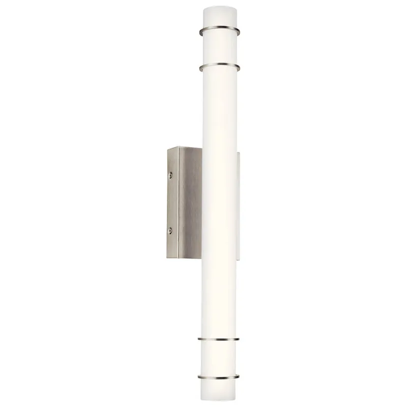 Kichler 11253NILED Bring Sleek Sophistication to a Bath with Korona Collection LED Bath Light
