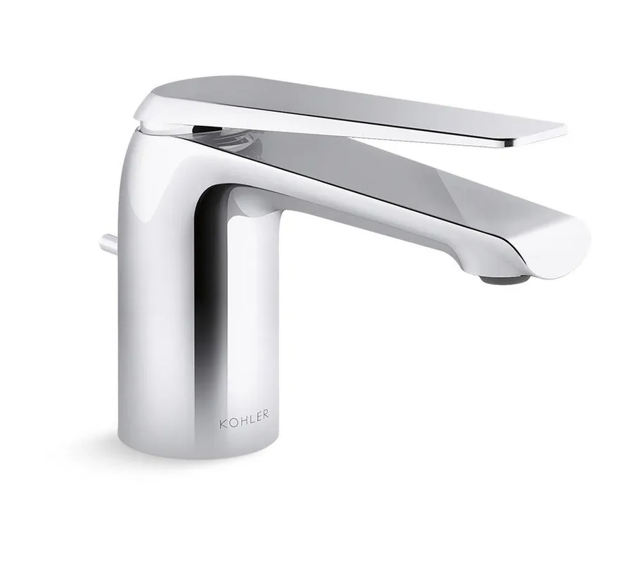 Kohler 97345-4-CP Avid Single Handle Monoblock Bathroom Sink Faucet In Polished Chrome