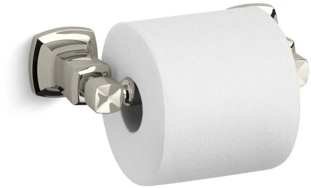 Kohler 16265-SN Margaux Wall Mount Toilet Tissue Holder in Vibrant Polished Nickel