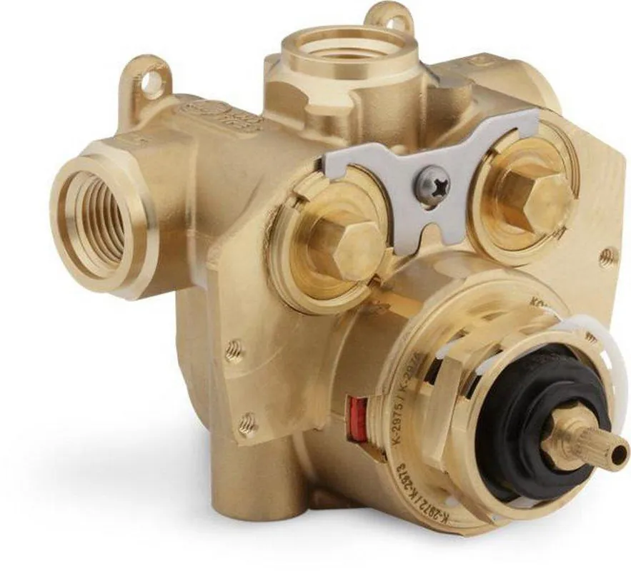 Kohler 2972-KS-NA MasterShower 1/2 in. NPT Thermostatic Rough In Valve with 10.9 GPM Flow Rate