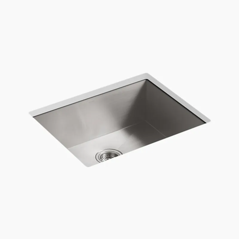 KOHLER 3822-NA Vault 25 x 22 in. No Hole Stainless Steel Single Bowl Dual Mount Kitchen Sink
