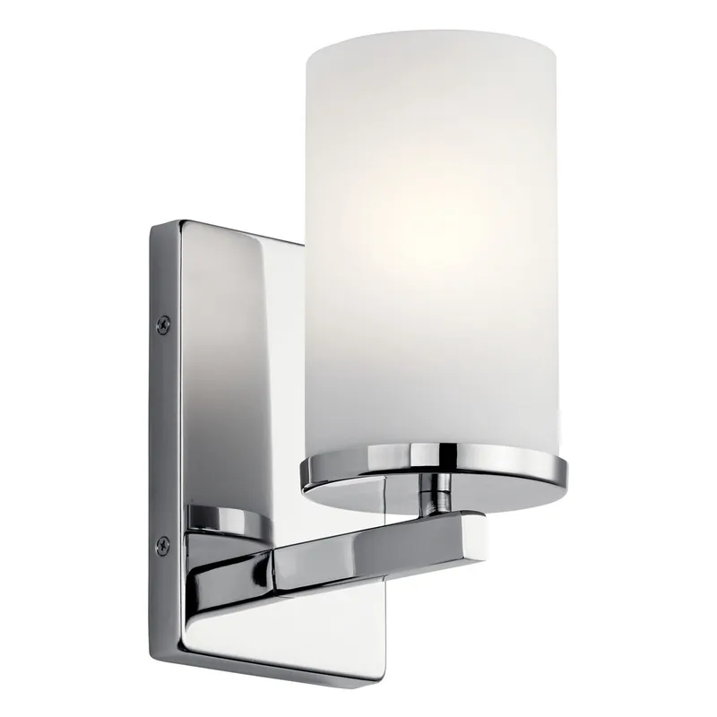 Kichler 45495CH The Crosby 1 Light Wall Sconce Chrome