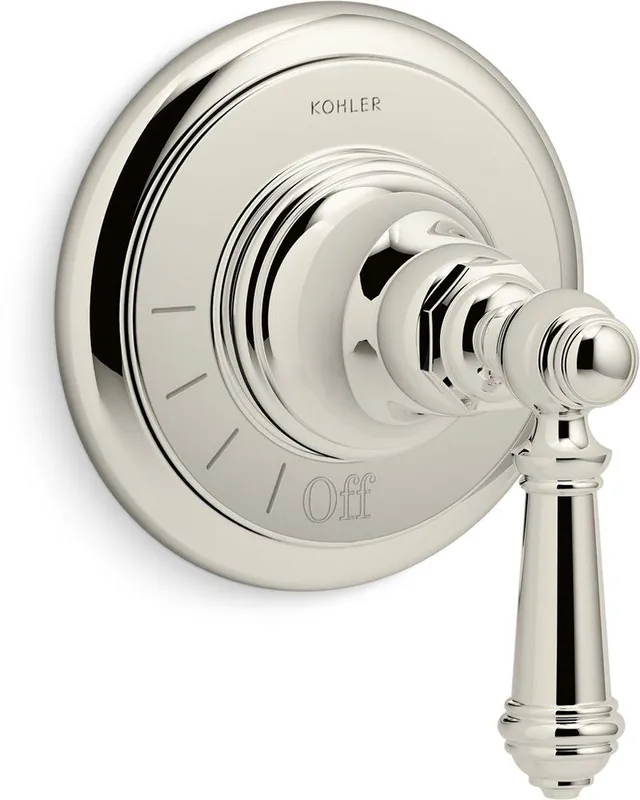 KOHLER T72771-4-SN Artifacts Single Handle Volume Control Valve Trim in Vibrant Polished Nickel