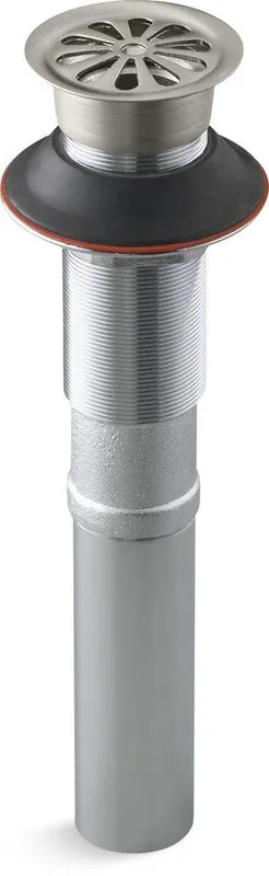 KOHLER 7129-BN 1-1/4 in. Grid Drain (Less) Overflow Brushed Nickel