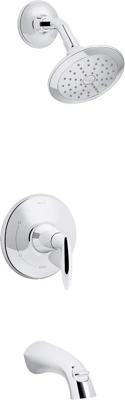 KOHLER TS45104-4G-CP Alteo One Handle Single Function Bathtub & Shower Faucet
