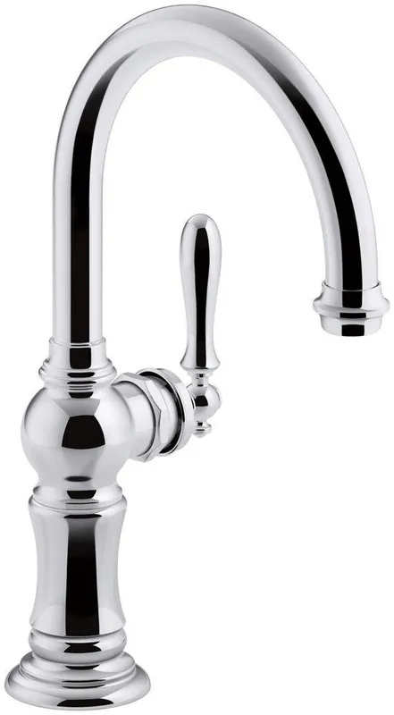 KOHLER 99264-CP Artifacts Single Handle Bar Faucet in Polished Chrome