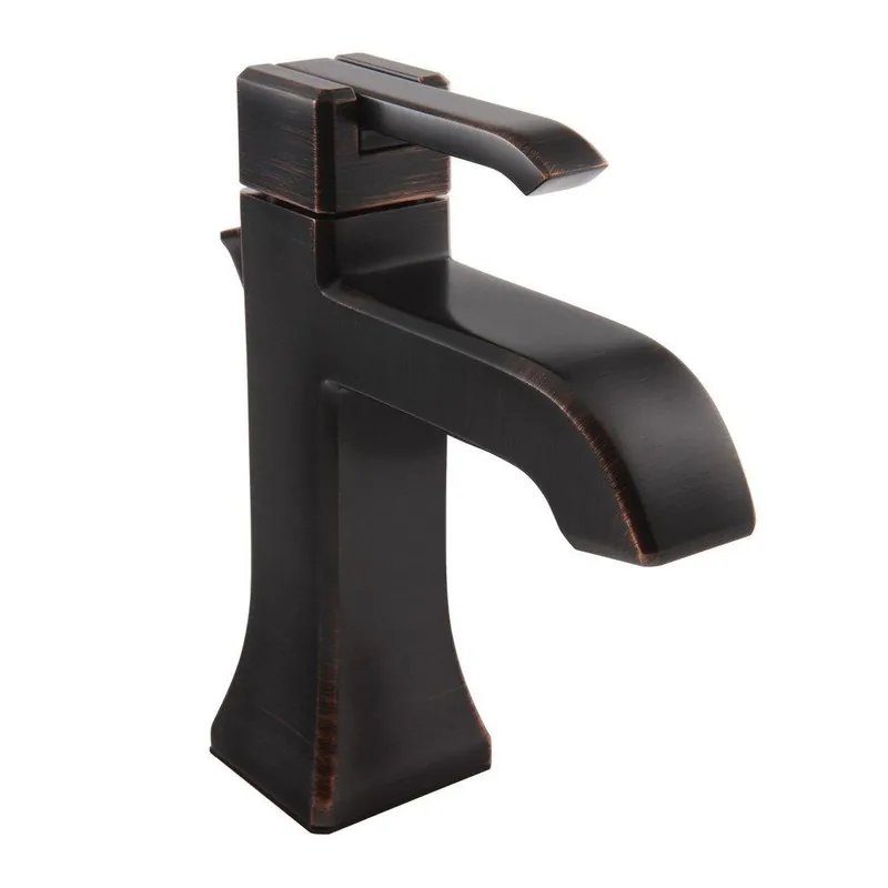 Pfister LG42-FE0Y Park Avenue Single Handle Monoblock Bathroom Sink Faucet in Tuscan Bronze