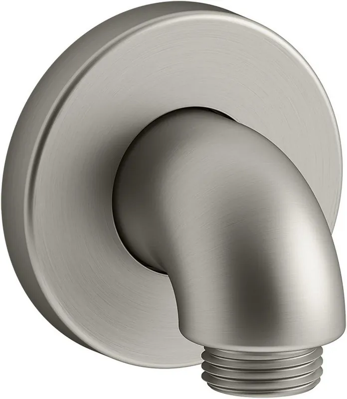 Kohler 22172-BN Purist Stillness Supply Elbow in Vibrant Brushed Nickel