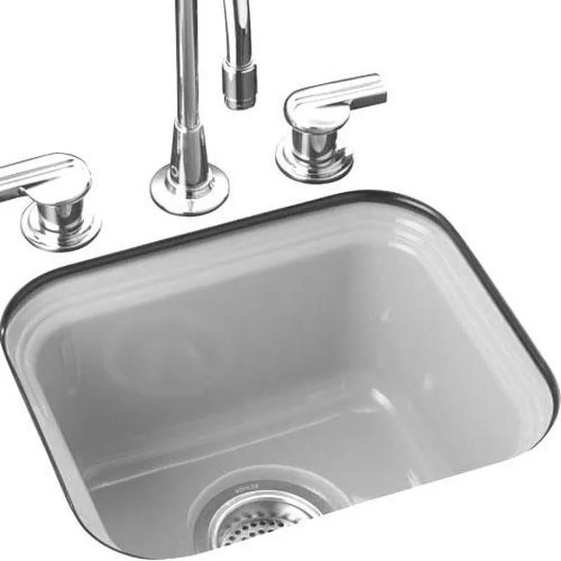 Kohler 6589-U-0 Northland 15 x 12-3/8 in. Undermount Cast Iron Bar Sink