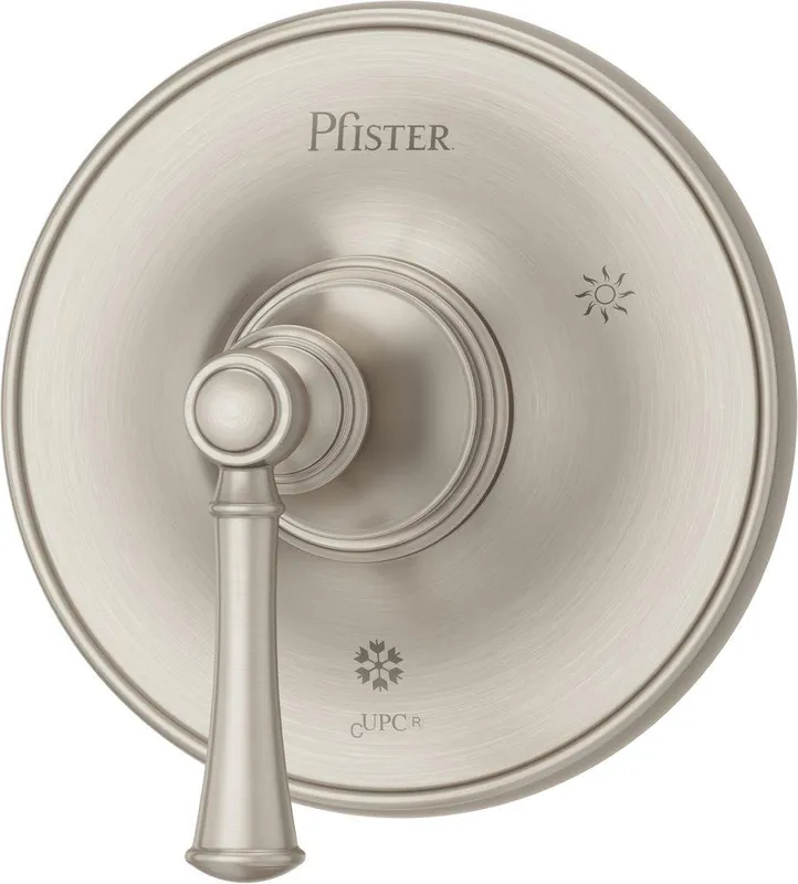 Pfister R89-1TBK Tisbury Single Handle Pressure Balancing Valve Trim in Brushed Nickel
