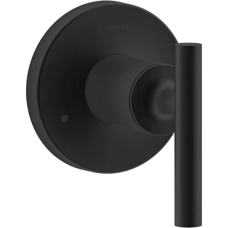 Kohler T14491-4-BL Purist Single Handle Diverter Valve Trim in Matte Black