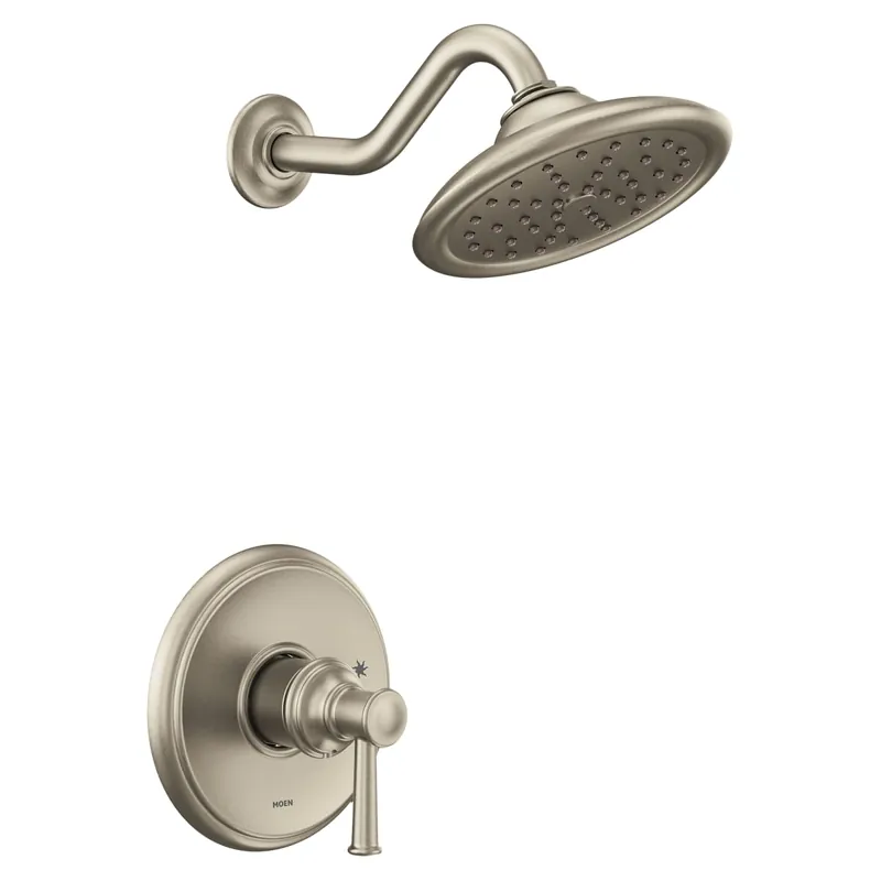 Moen UT2312EPBN M-Core 2-Series Eco Performance 1-Handle Shower Trim Kit in Brushed Nickel