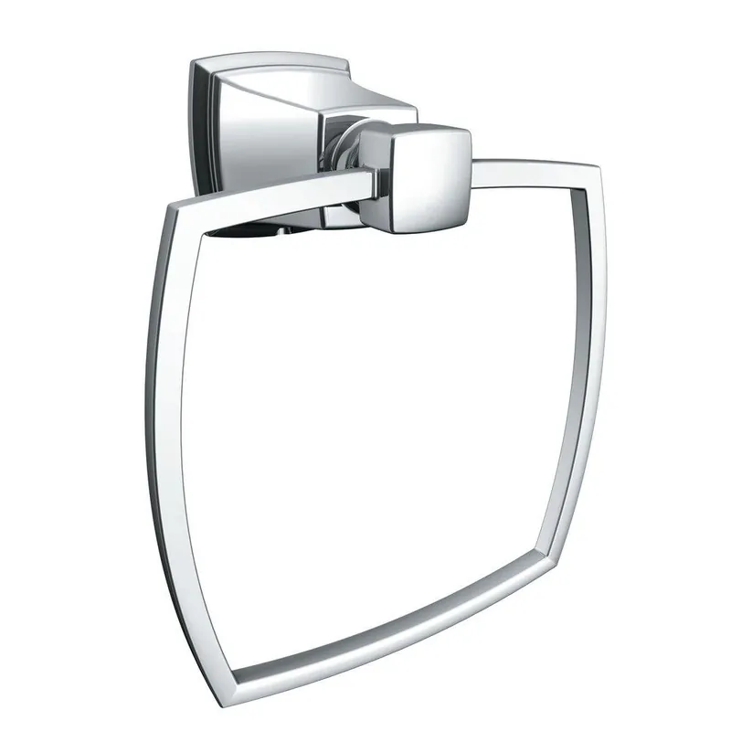 Moen Y3286CH Boardwalk Rectangular Closed Towel Ring in Polished Chrome