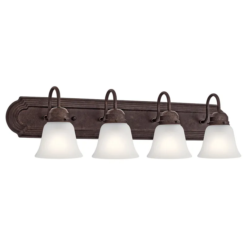 Kichler 5338TZS 4-Light Bath Light Fixture 30 Inch