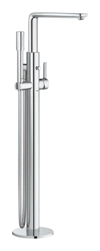 GROHE 23792001 Lineare Single Lever Handle Floor Mount Filler in Starlight Chrome Trim Only