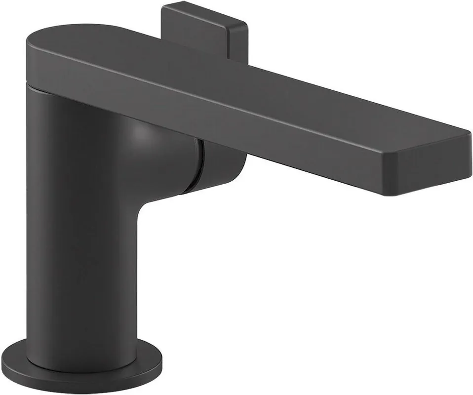 KOHLER 73167-4-BL Composed Single Handle Bathroom Sink Faucet in Matte Black