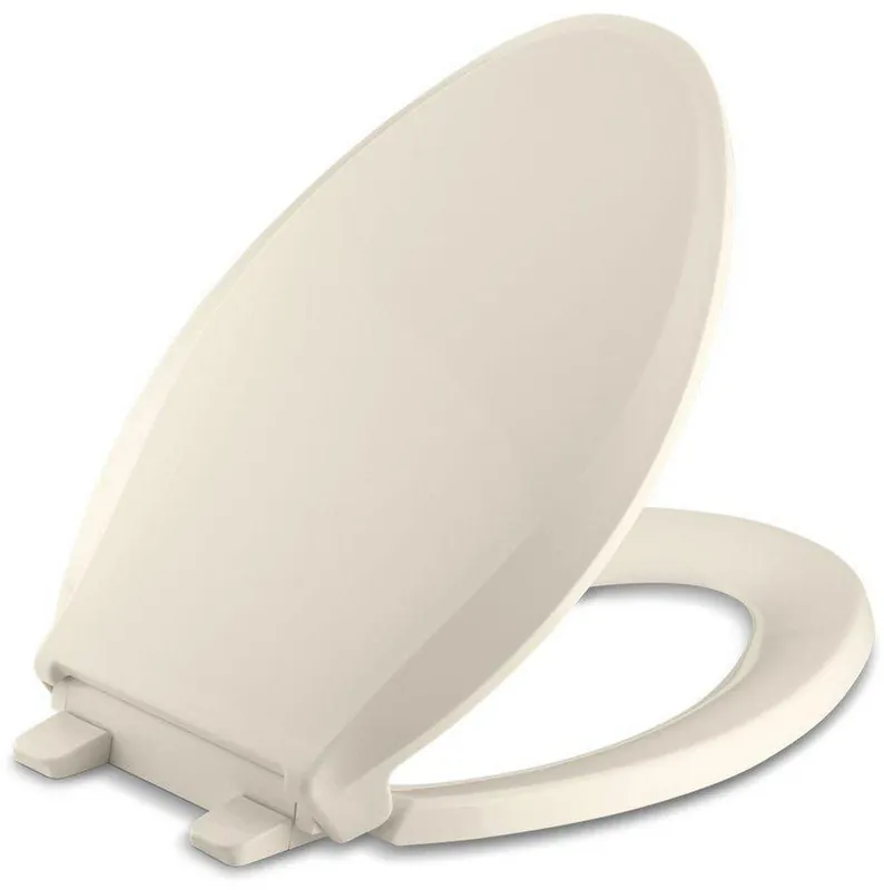 Kohler 4636-RL-47 Cachet Elongated Closed Front Toilet Seat with Cover in Almond
