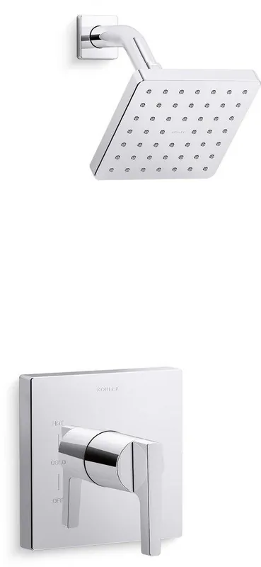Kohler TS99764-4G-CP Honesty One Handle Single Function Shower Faucet in Polished Chrome (Trim Only)