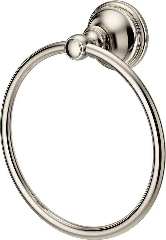 Pfister BRB-TB0D Tisbury Round Closed Towel Ring in Polished Nickel