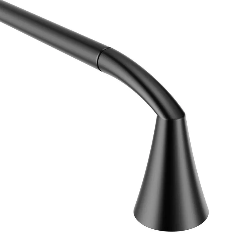 Moen YB2318BL Glyde 18 in. Towel Bar in Matte Black
