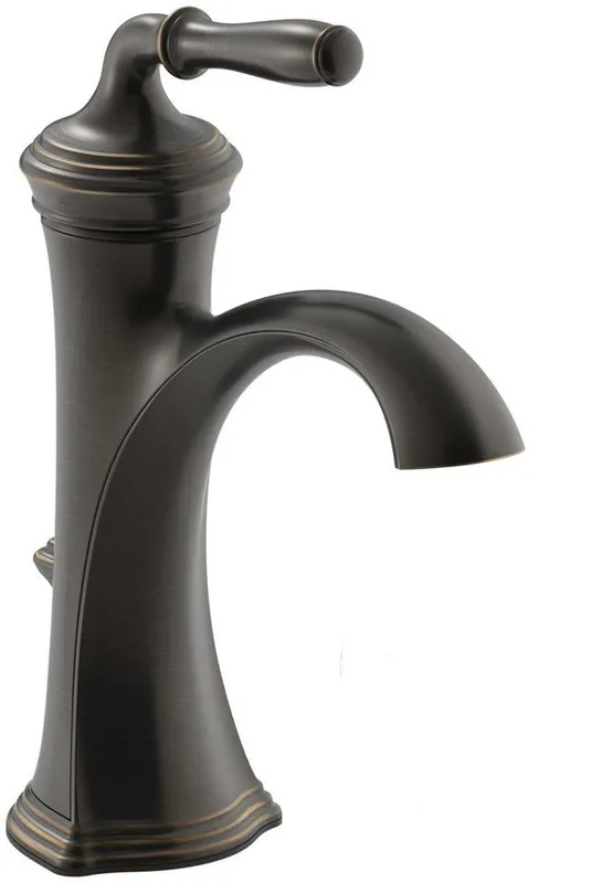 Kohler 193-4-2BZ Devonshire Single Handle Centerset Bathroom Sink Faucet in Oil Rubbed Bronze