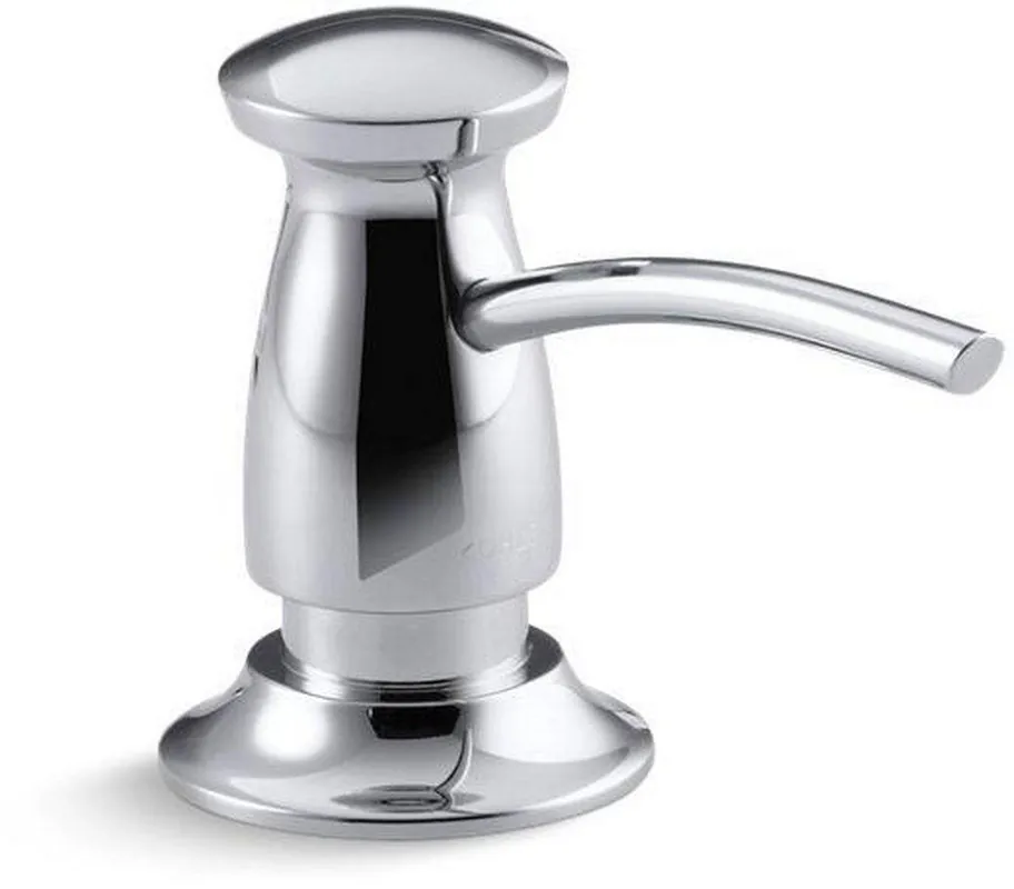 KOHLER 1893-C-CP 16 oz. 3-5/16 in. Soap & Lotion Dispenser in Polished Chrome