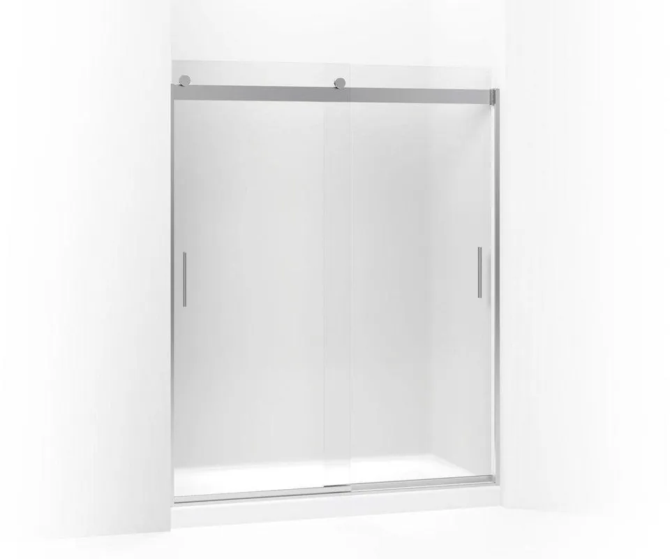 Kohler 706009-D3-SH Levity 74 x 60-1/4 x 59-5/8 in. Frameless Sliding Shower Door with Frosted Glass