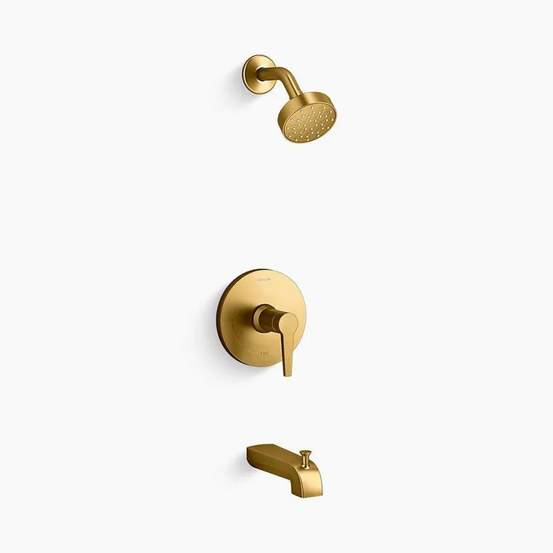 Kohler TS97074-4G-2MB Pitch One Handle Single Function Bathtub & Shower Faucet Trim Only
